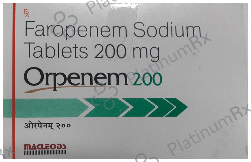 Orpenem 200mg Tablet 10s