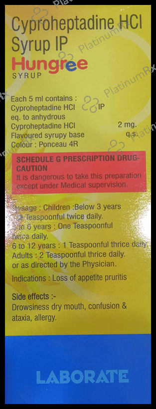 Hungree 2mg Syrup 200ml