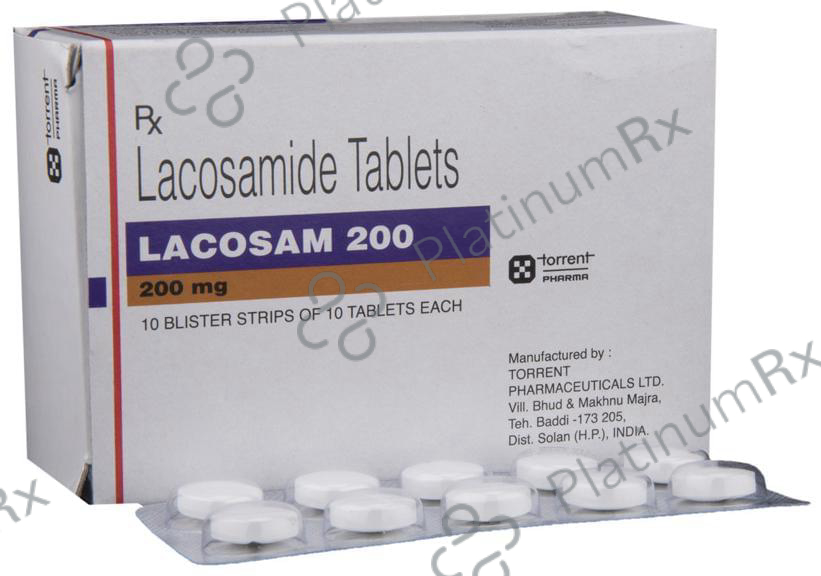 Lacosam 200 Tablet 10s