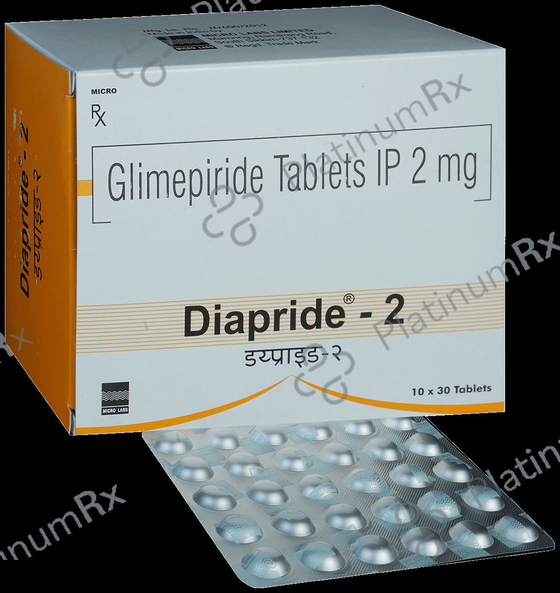 Diapride 2mg Tablet 30s