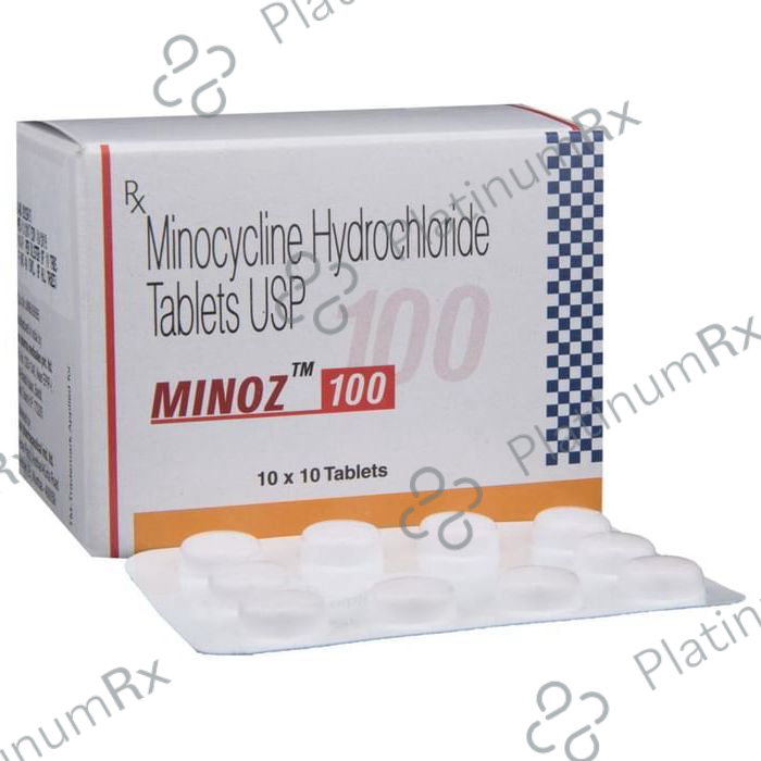 Minoz 100mg Tablet 10s