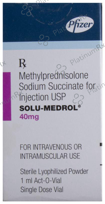 Solu-Medrol 40mg Injection