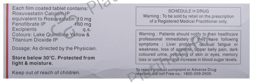 Novastat TG 10 160/10mg Tablet 15s