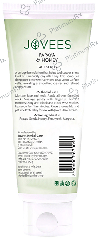 Jovees Papaya & Honey Face Scrub
