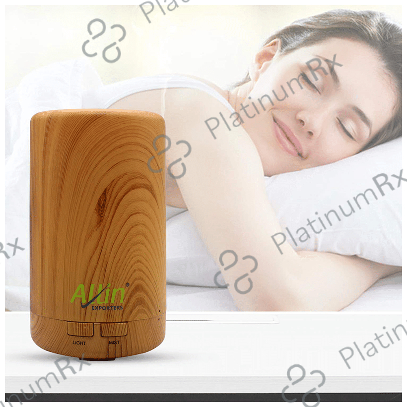 Allin Exporters DT 108LW Aromatherapy Diffuser & Ultrasonic Humidifier (70ml Tank) Light Wood