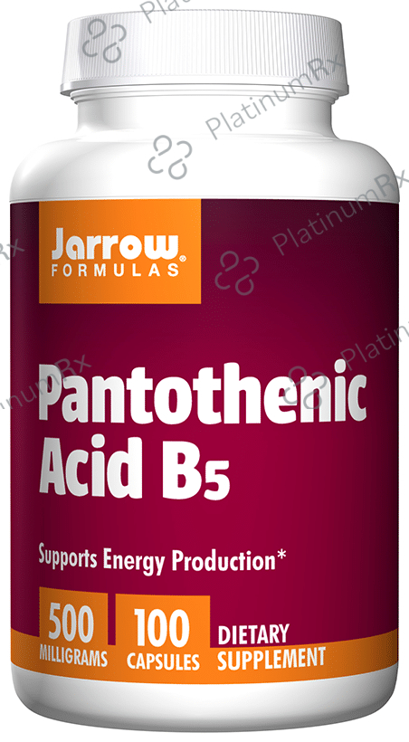 Jarrow Formulas Pantothenic Acid B5 Capsule - For Energy Production
