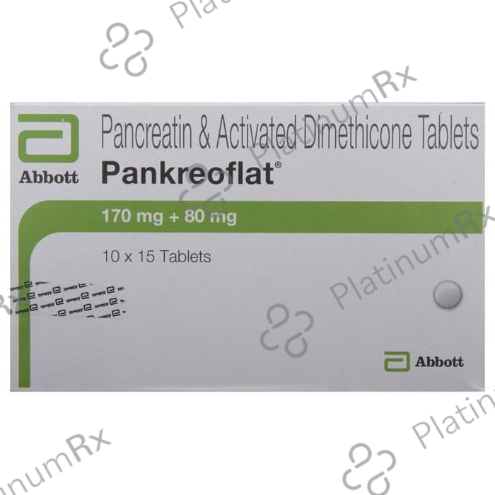 Pankreoflat 170/80mg Tablet 15s