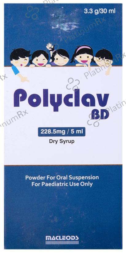 Polyclav BD 228.5mg Dry Syrup 30ml