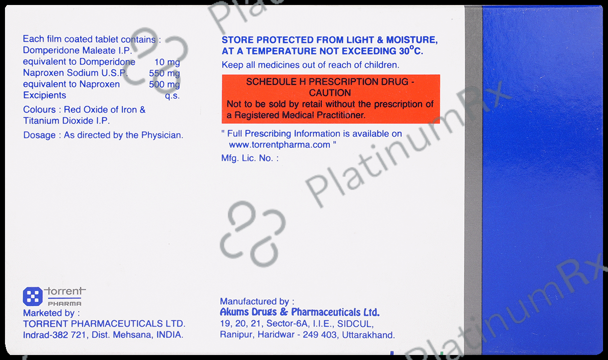 Domstal NP 10/500mg Tablet 10s