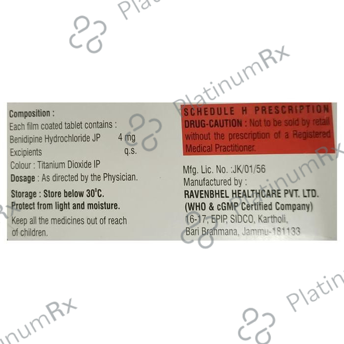 Benidin 4 Tablet 10 Tablet
