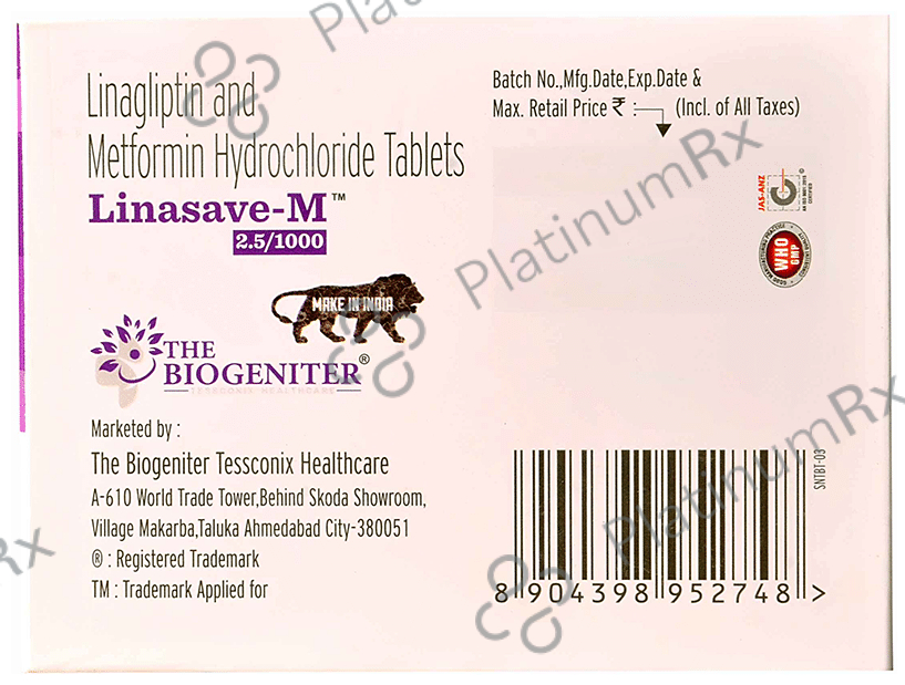 Linasave-M 2.5/1000 Tablet