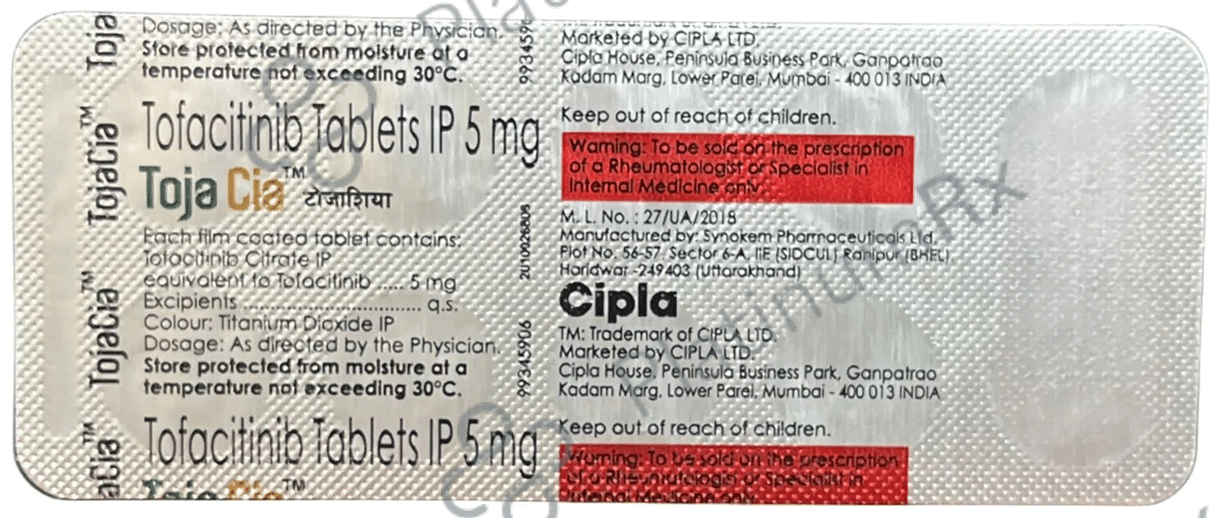 Tojacia 5mg Tablet 10s