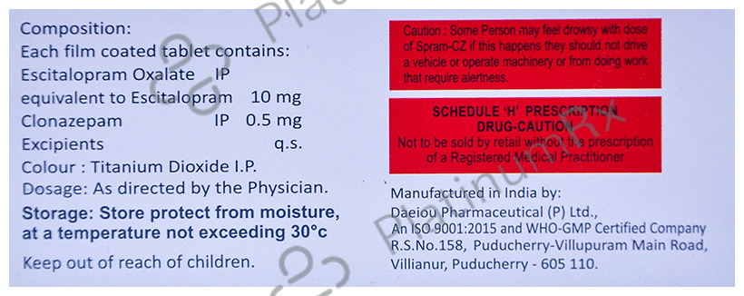 Spram-CZ Tablet