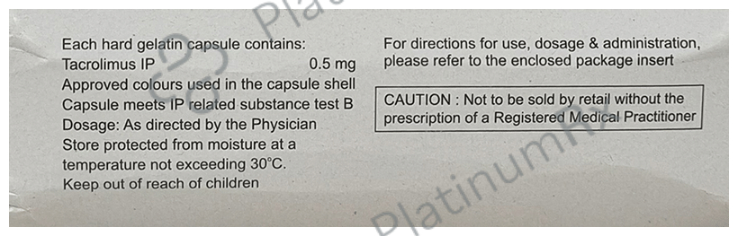 Tacva 0.5mg Capsule