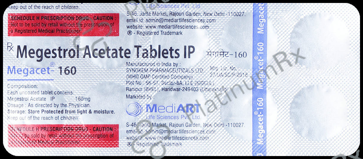 Megacet 160mg Tablet