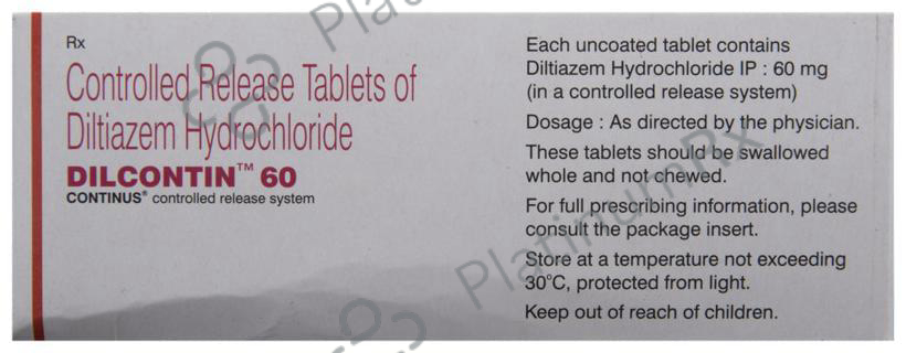 Dilcontin 60mg Tablet CR 10s