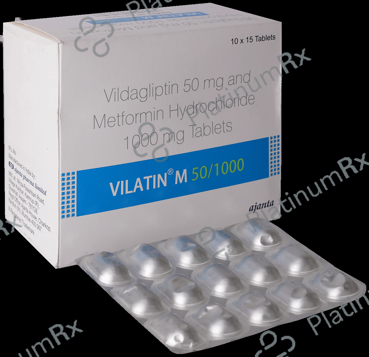 Vilatin M 1000/50mg Tablet 15s