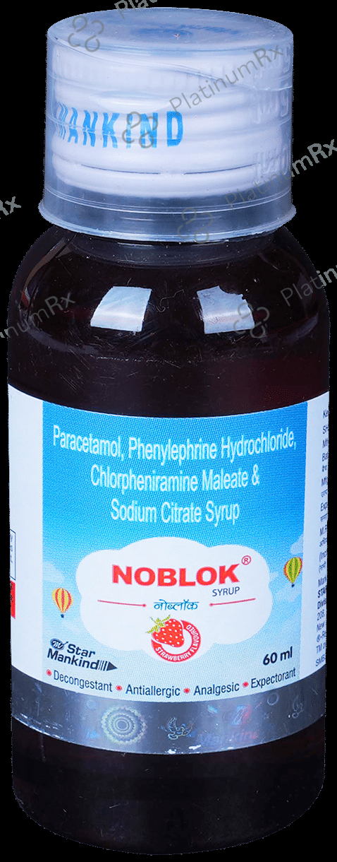 Noblok Syrup Strawberry 60ml