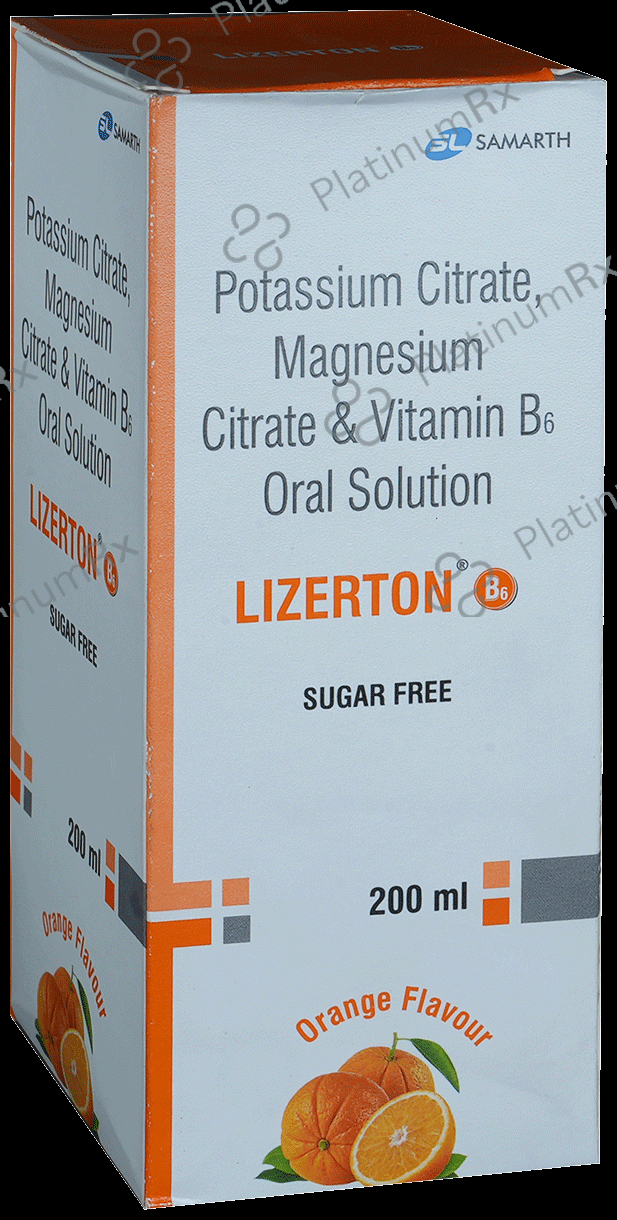 Lizerton B6 Oral Solution Orange Sugar Free