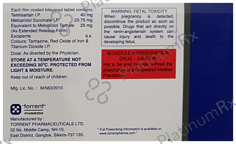 Telsar Beta 25/40mg Tablet ER 15s