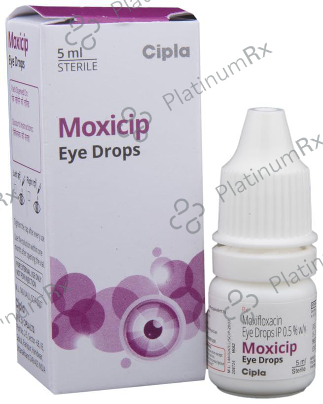 Moxicip 0.5% Eye Drop 5ml