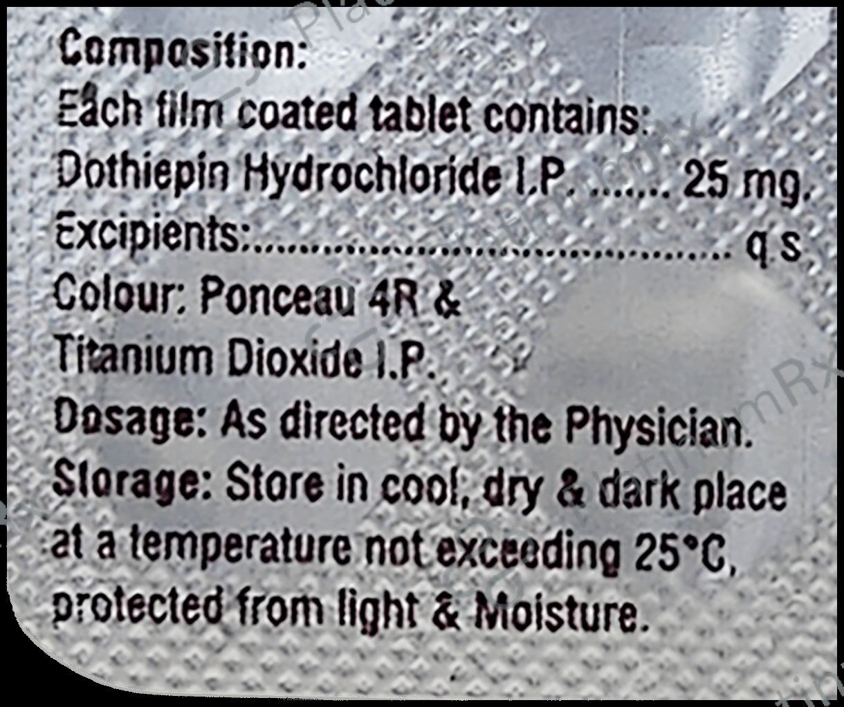 Dozep 25mg Tablet