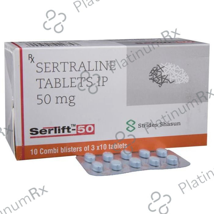Serlift 50mg Tablet 10s