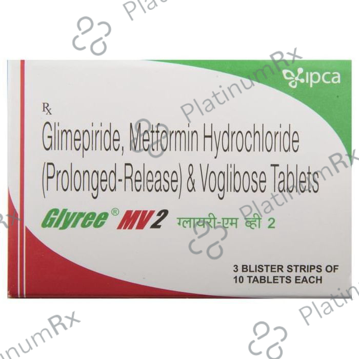 Glyree MV 2/500/0.2mg Tablet PR 10s