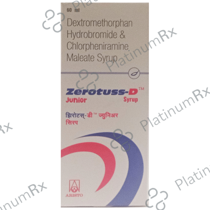 Zerotuss D 2/10mg Junior Syrup 60ml