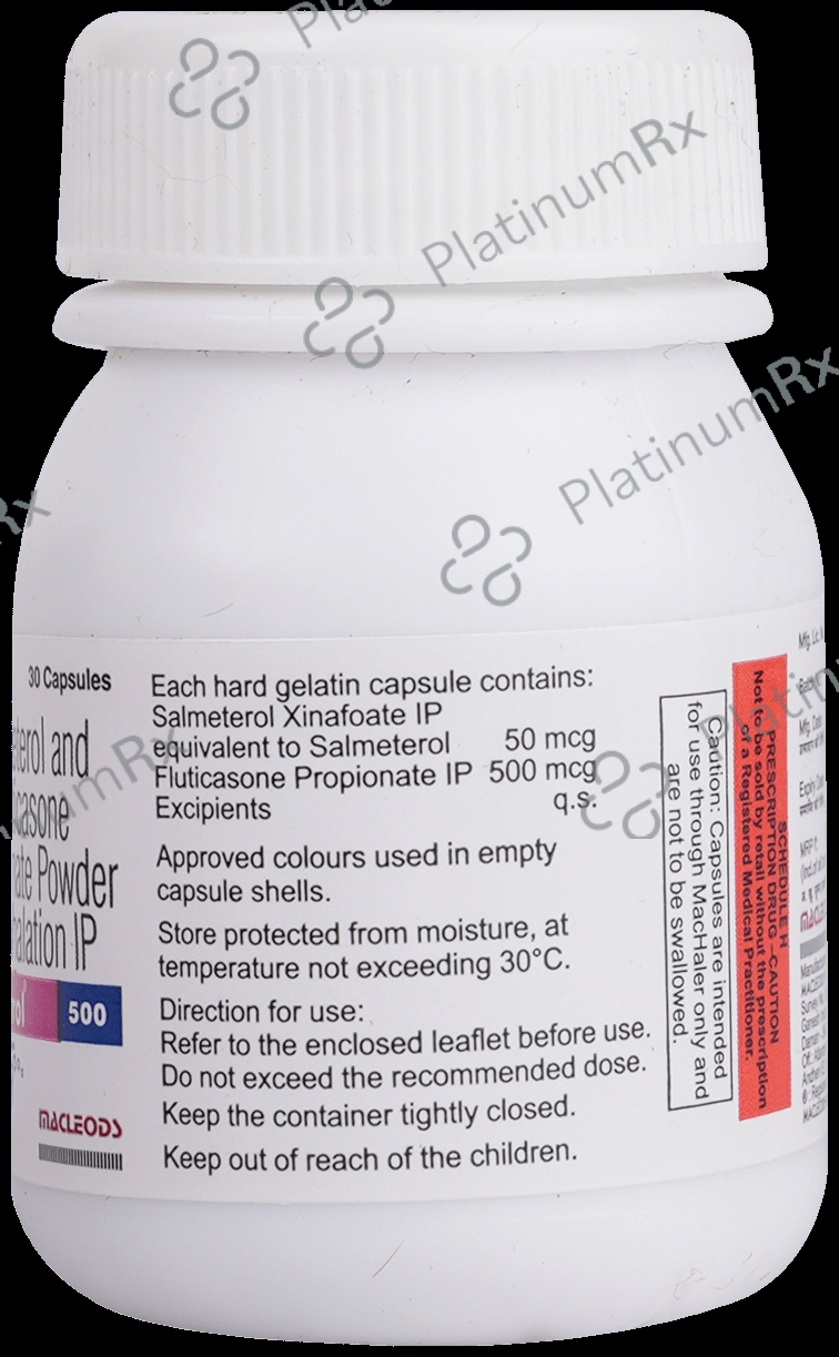 Flutrol 500/50mcg Capsule 30s