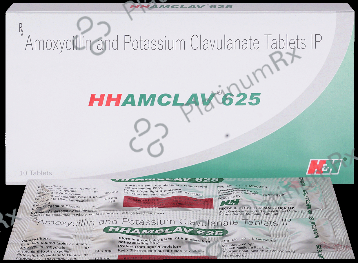 Hhamclav 500/125mg Tablet 10s