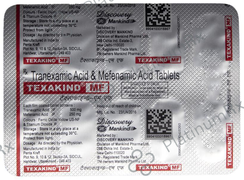 Texakind MF 250/500mg Tablet 10s