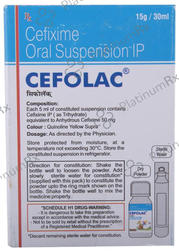 Cefolac Powder for Oral Suspension