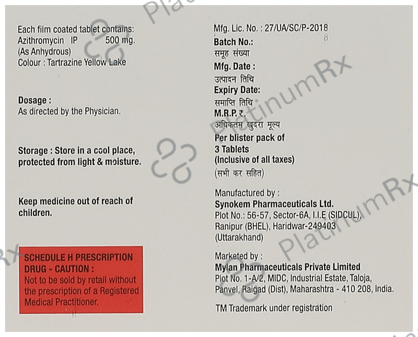 Azthris 500 Tablet