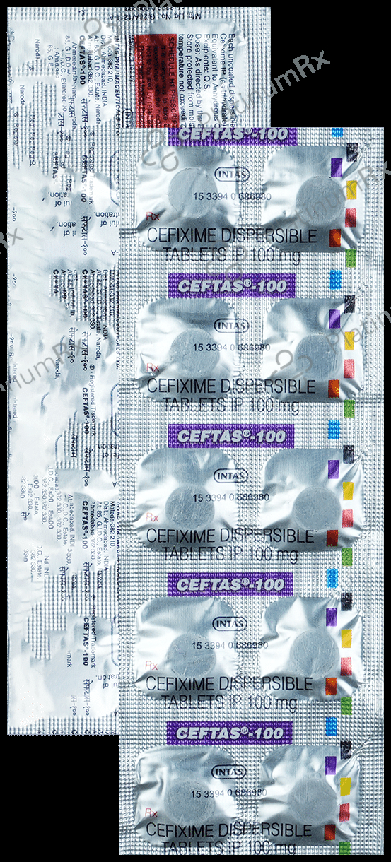 Ceftas 100mg Tablet 10s