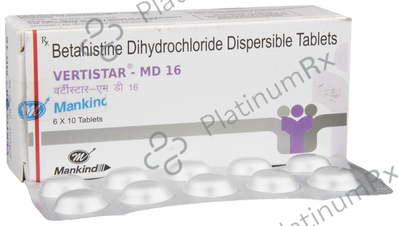 Vertistar MD 16mg Tablet DT 10s