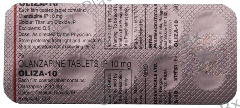 Oliza 10mg Tablet 10s
