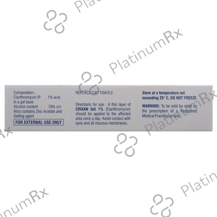Crixan 1% Gel 15gm