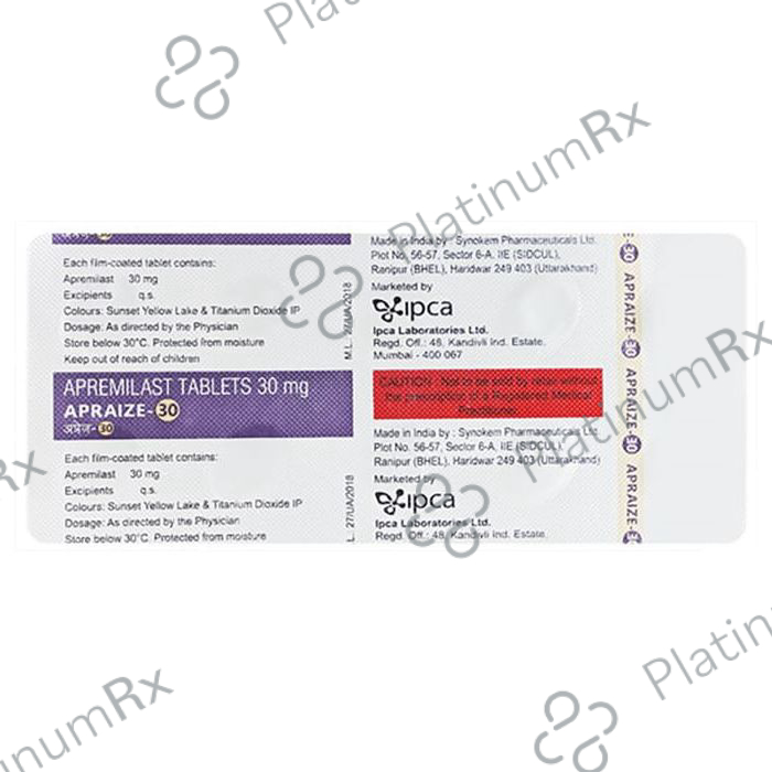 Apraize 30mg Tablet 10s