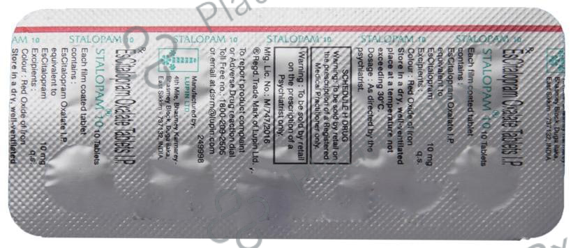 Stalopam 10mg Tablet 10s