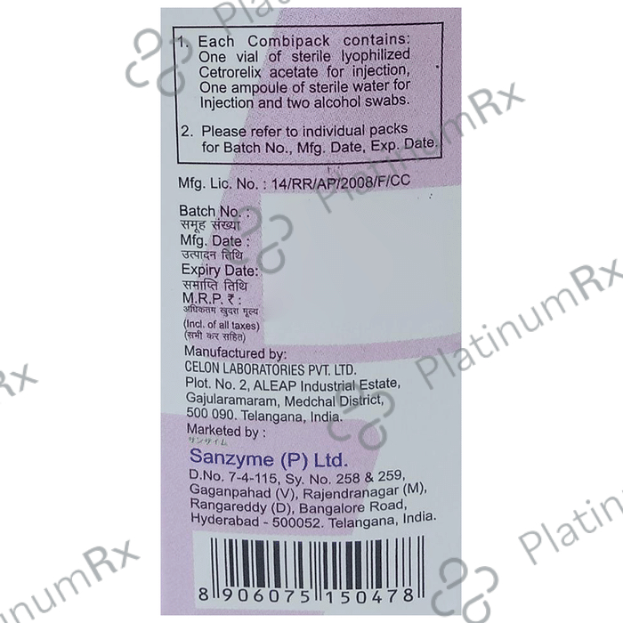 Sanrox 0.25mg Injection