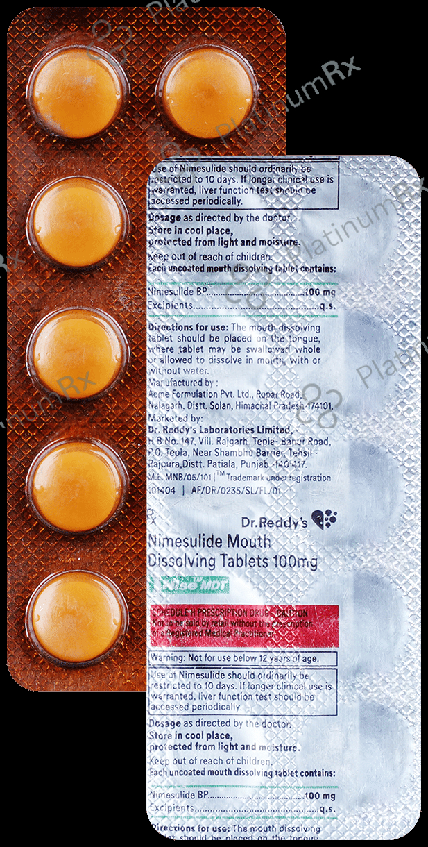 Nise MDT MD 100mg Tablet 10s