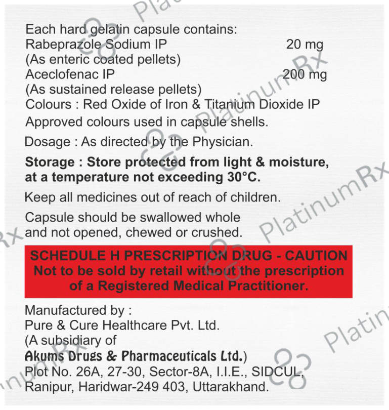 Acevil R 200mg/20mg Capsule SR