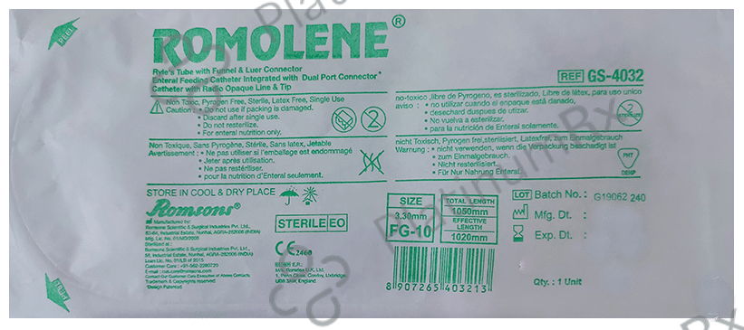 Romsons Romolene GS 4032 Ryles Tube FG 10