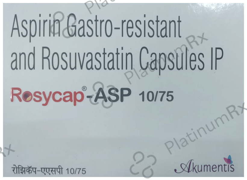 Rosycap ASP 10/75mg Capsule 15s
