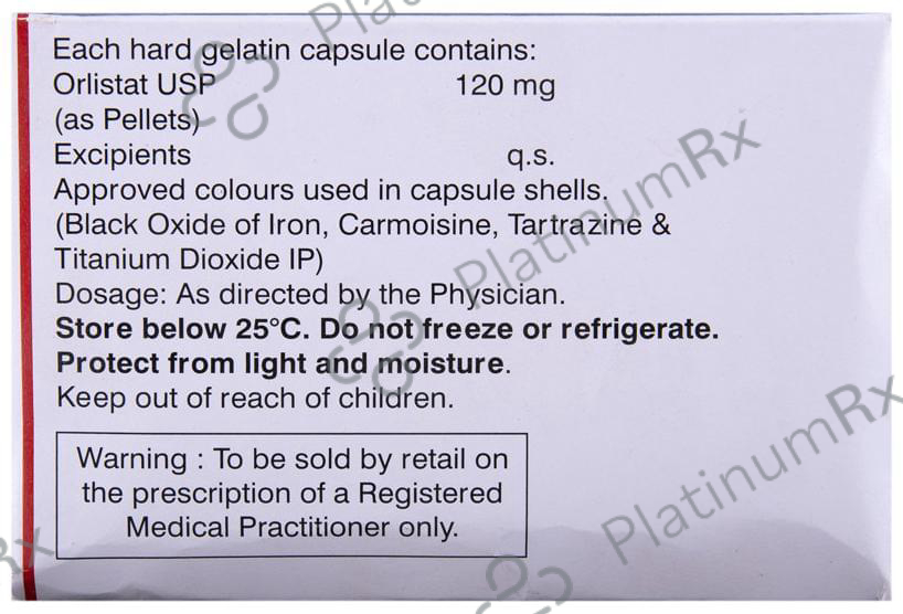 Lipocut 120mg Capsule 10s