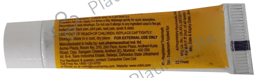 Volini Activ Herbal Pain Relief Gel 4gm