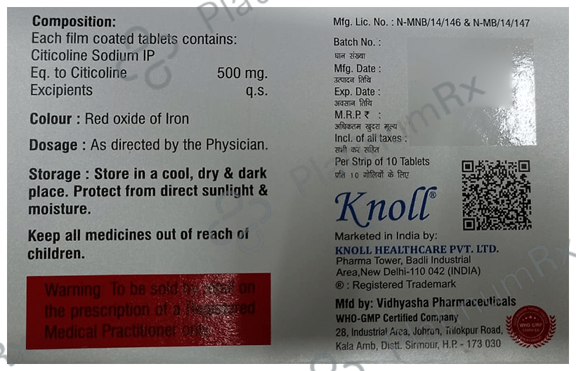 Citinol 500mg Tablet