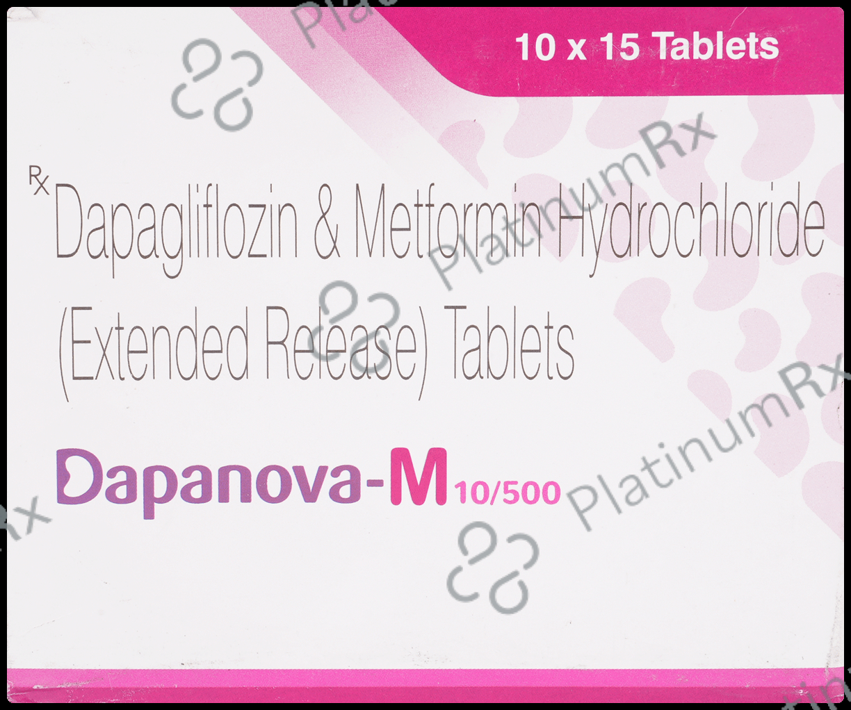 Dapanova M 10/500mg Tablet 15s
