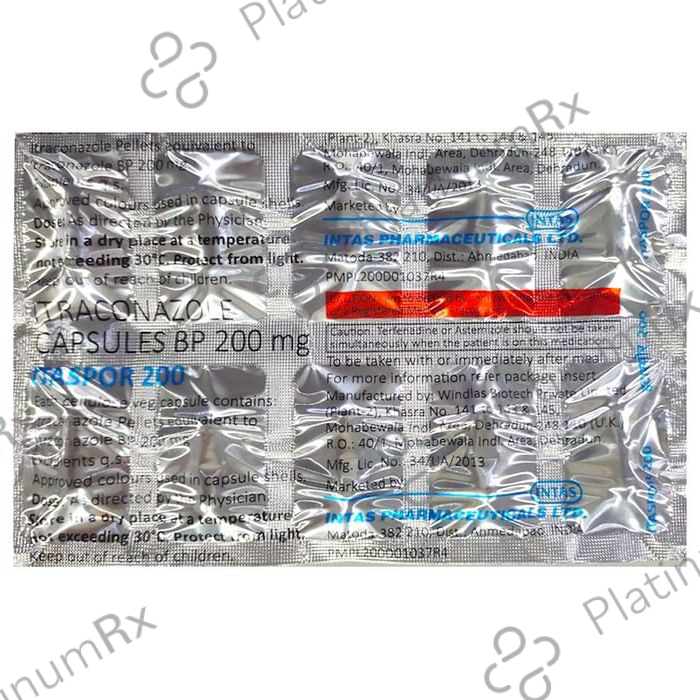 Itaspor 200mg Capsule 10s